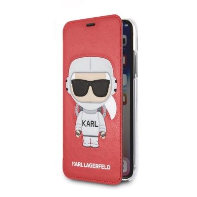 2. Etui Karl Lagerfeld Karl Space Cosmonaut na iPhone X / XS  - czerwone