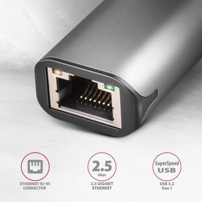 8. Axagon ADE-25RC karta sieciowa Ethernet 2500 Mbit/s