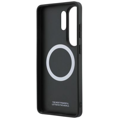 7. Etui BMW Tricolor Metal Logo MagSafe na Samsung Galaxy S26 Ultra - czarne