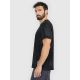 7. T-shirt regular z nadrukiem męski 4F 4FRAW25TTSHM3385-20A