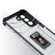5. Crystal Ring Case pancerne hybrydowe etui pokrowiec + magnetyczny uchwyt Samsung Galaxy S22+ (S22 Plus) zielony