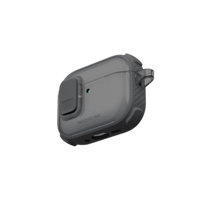 12. Etui AMAZINGTHING Titan Pro Mag Case Clear do AirPods Pro 3 - czarne