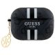 Guess GUAP2P4RPSK AirPods Pro 2           (2022/2023) cover czarny/black 4G Printed Stripes Charm