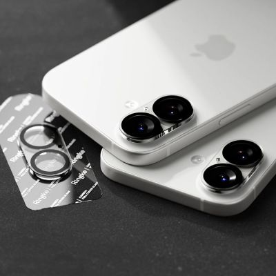 7. Osłona aparatu Ringke Camera Full Cover 2-pack na iPhone 17 - czarna