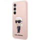 2. Etui Karl Lagerfeld Silicone Ikonik na Samsung Galaxy S23+ - różowe