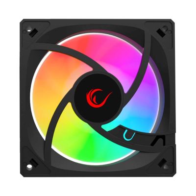 4. RAMPAGE WENTYLATOR DO OBUDOWY 120MM 1800RPM INFINITE LOOP ARGB BLACK PWM