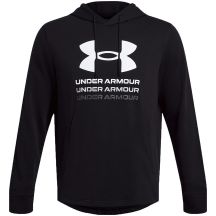 Bluza męska Under Armour UA Rival Terry Graphic Hoodie czarna 1386047 001