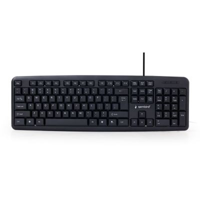 Klawiatura GEMBIRD KB-U-103 (USB 2.0; (US); kolor czarny)