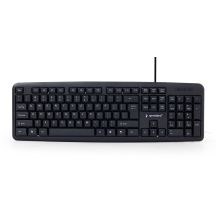 Klawiatura GEMBIRD KB-U-103 (USB 2.0; (US); kolor czarny)