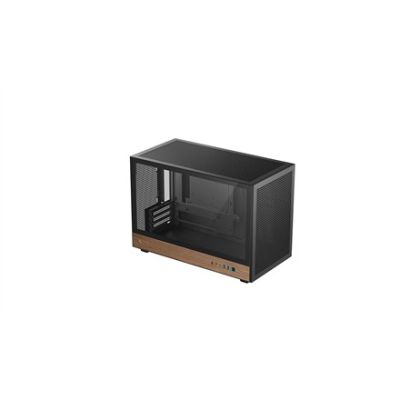 12. DeepCool CH260 WOOD Micro Tower Czarny, Drewno