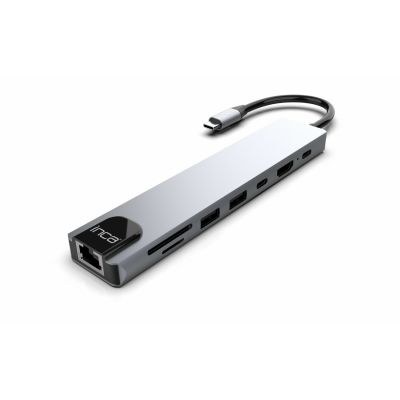 Inca ITPC-7T huby i koncentratory USB Type-C 1000 Mbit/s Aluminium