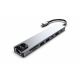 Inca ITPC-7T huby i koncentratory USB Type-C 1000 Mbit/s Aluminium