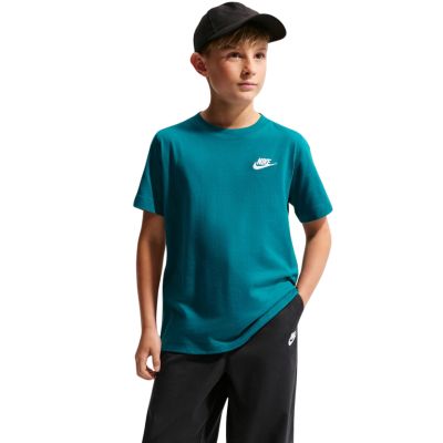 Koszulka dla dzieci Nike Sportswear zielona FZ5177 372