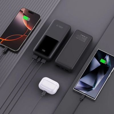 6. Powerbank Tech-Protect PB02 20000mAh 22.5W - czarny