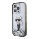 2. Etui Karl Lagerfeld Liquid Glitter Ikonik do iPhone 15 Pro - przezroczyste