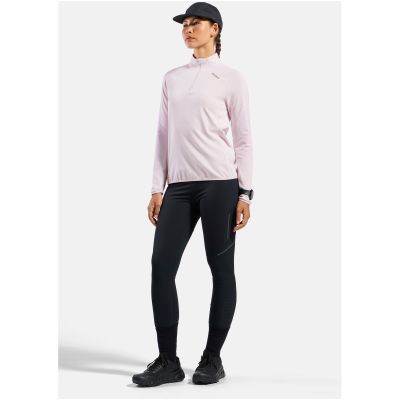 7. Bluza z półgolfem damska Odlo ZEROWEIGHT WARM Mid layer 1/2 zip różowa