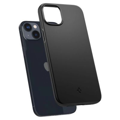 8. Etui Spigen Thin Fit na iPhone 14 Plus - czarne