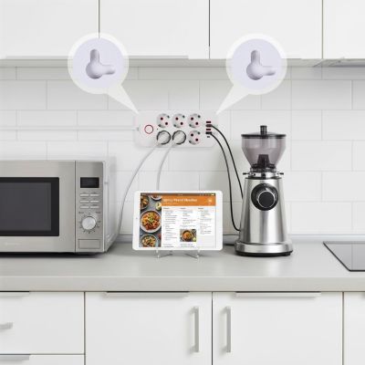 9. MACLEAN LISTWA ZASILAJĄCA, PRZEDŁUŻACZ 6 GNIAZD + 4XUSB, 110-240V AC 50/60HZ, 2.1A MAX 2500W, 1,5 M, BIAŁA MCE389 W