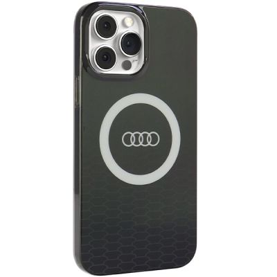 6. Etui Audi IML Big Logo MagSafe na iPhone 13 Pro Max - czarne