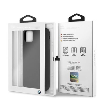 7. Etui BMW Silicone na iPhone 11 Pro Max - czarne