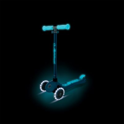 12. Hulajnoga PRIMO PLUS GLOW LIGHTS - Petrol Blue (443-100)