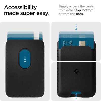 13. Portfel magnetyczny Spigen Valentinus z MagSafe - czarne