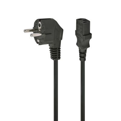 2. Kabel GEMBIRD PC-186-VDE (C13 / IEC C13 / IEC 320 C13 - Schuko ; 1,8m; kolor czarny)