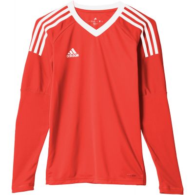 Koszulka bramkarska adidas Revigo 17 Junior AZ5388 z ochraniaczami na łokcie, wyposażona w technologię climacool oraz adizero