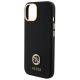6. Etui Guess Silicone Logo Strass 4G do iPhone 15 - czarne
