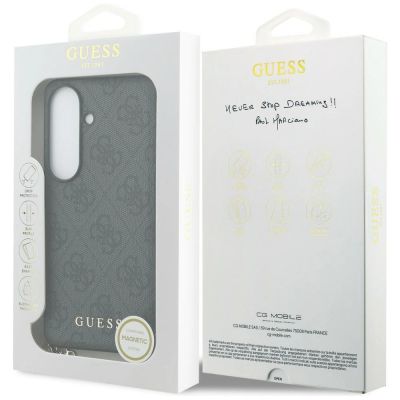 7. Etui Guess 4G Classic Logo Charm MagSafe na Samsung Galaxy S26 - czarne