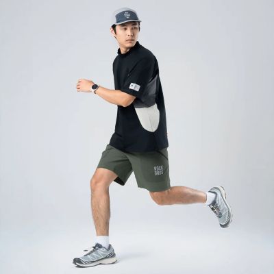 5. Szorty Rockbros YDDK015 z paskiem rozmiar XXL - zielone