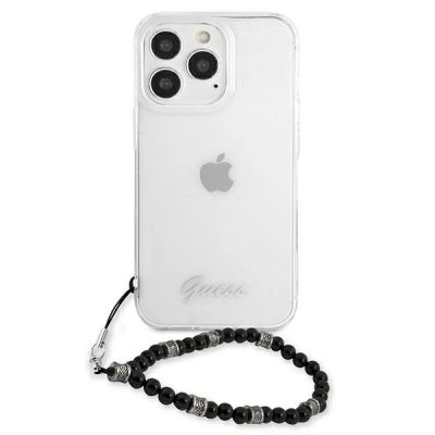 3. Etui Guess Black Pearl na iPhone 13 Pro Max - przezroczyste