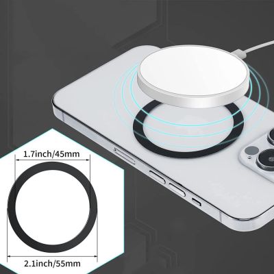 3. Pierścień magnetyczny Tech-Protect MagMat MagSafe uniwersalny - czarny / srebrny (2 szt.)