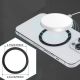 3. Pierścień magnetyczny Tech-Protect MagMat MagSafe uniwersalny - czarny / srebrny (2 szt.)