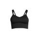 Stanik treningowy CASALL Seamless Rib Padded Sports Bra czarny