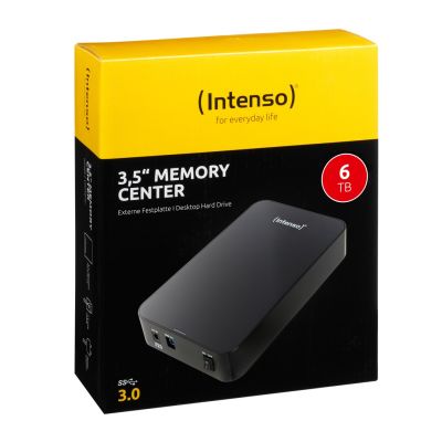 3. Intenso Memory Center zewnętrzny dysk twarde 6 TB Czarny