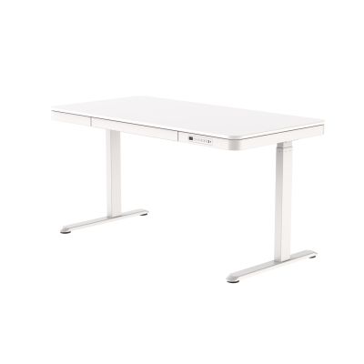 20. Activejet Biurko z elektryczną regulacją wysokości ET119W-C  w kolorze białym. Wymiar blatu 140 x 70 cm.