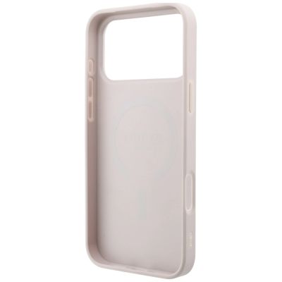 7. Etui Guess Embossed 4G Ring Classic MagSafe na iPhone 18 Pro / 17 Pro - różowe