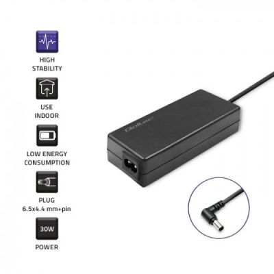 3. QOLTEC ZASILACZ SIECIOWY DO MONITORA SAMSUNG 30W | 14V | 2.1A | 6.5*4.4+PIN