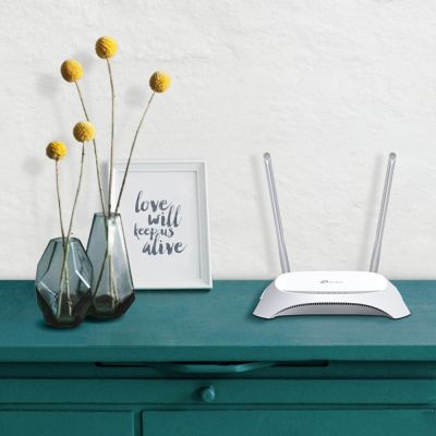 6. TP-Link TL-MR3420 router bezprzewodowy Fast Ethernet Jedna częstotliwości (2,4 GHz) Czarny, Biały