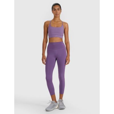 5. Legginsy treningowe 7/8 z wysokim stanem damskie 4F 4FWAW25TFTIF361-53S