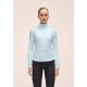 2. Koszulka damska CASALL Serene Half Zip Long Sleeve kolor niebieski