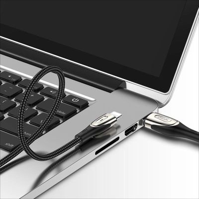 7. Kabel Joyroom Sharp Series S-M411 USB-A / Lightning 3A 1.2m ze wskaźnikiem ładowania - czarny