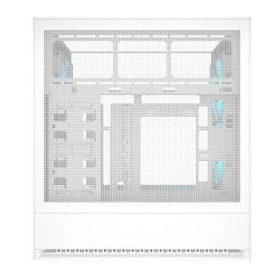 6. COUGAR Obudowa Midi-Tower OmnyX, ARGB, Biała