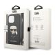 7. Etui Karl Lagerfeld Leather Monogram Patch and Cord Iconik na iPhone 13 Pro / 13 - czarne