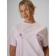 4. T-shirt loose z nadrukiem damski 4F 4FRSS26TTSHF3882-56S