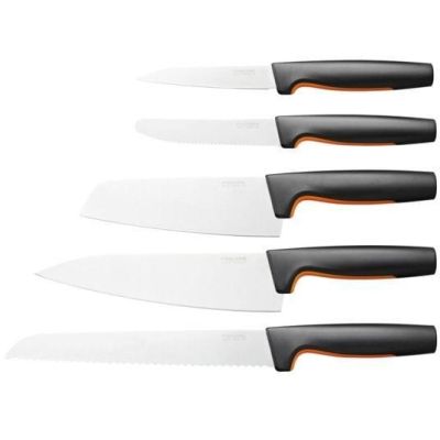 Fiskars 1057558 sztuciec kuchenny i zestaw noży 5 szt.