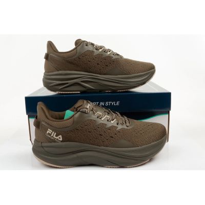 9. Fila buty męskie sportowe Retron oliwkowe sneakersy wygodne modne