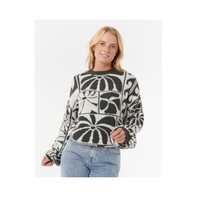6. Sweter RIP CURL AOTS-TY WILLIAMS JACQUARD CREW czarny