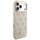 4. Etui Guess 4G Triangle Logo MagSafe na iPhone 17 Pro Max / 18 Pro Max - różowo-złote